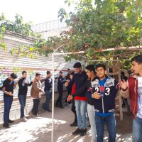 عزاداری به مناسبت اربعین سالار شهیدان در حیاط دبیرستان غیردولتی آذربایجان برگزار شد